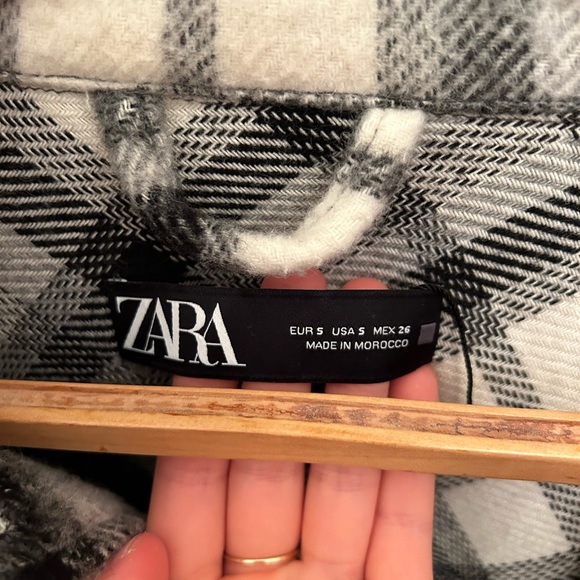 Zara Plaid Shacket - Picture 3 of 3